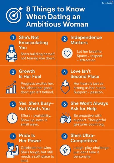 Dating an Ambitious Woman. Infographic — LoveAgain Blog dating ambitious women