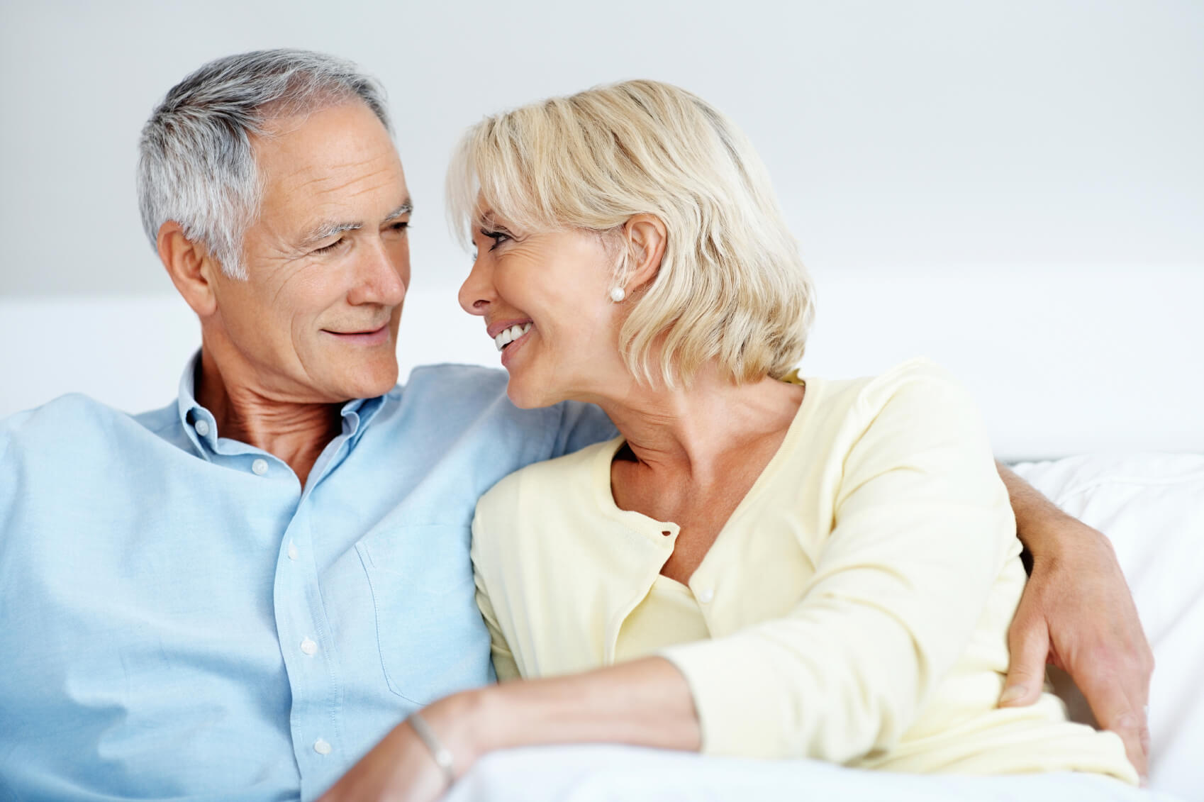 couple sitting on sofa